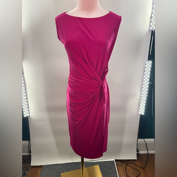 EUC Lauren Ralph Lauren Twist Front Dress - Picture 3 of 9